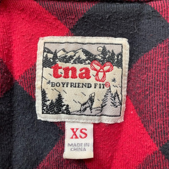 TNA “Boyfriend” Button Up - Buffalo Check - XS - Picture 9 of 9